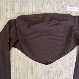 Young Fabulous & Broke YFB Festival Handkerchief Chocolate Brown Boho Small